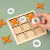 CHILDREN'S HORIZONTAL HORIZONTAL Jeu en bois 14x14cm Orange Voir les images du produit 4