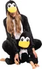 Nikcorp Oblek Pyžamo Dámské Dětské Onesie Tučňák Černá L Náhled obrázku produktu 7