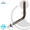 tecuro Überlauf-Verbindungsrohr Ø 25 x 310 mm mit 1 Zoll Produktbild-Vorschau 4