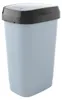 Odpadkový koš KIS Dual Swing bin 0307, 50 l, vel. L, šedý Náhled obrázku produktu 2