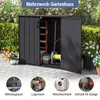 COSTWAY, armadietto da giardino, casetta da giardino con 2 Anteprima dell’immagine prodotto 8