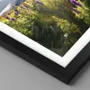 Gerahmtes Poster - Schwarzer Rahmen - Berge Wiese Blumen - Produktbild-Vorschau 2