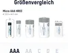 ANSMANN Akku AAA, 8 Stück, 1050 mAh 1,2V NiMH Produktbild-Vorschau 3