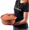 KADAX Auflaufformen 4L, Keramiktopf mit Deckel, Tonbräter, Produktbild-Vorschau 7