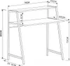 hjh OFFICE Schreibtisch DUMONT Computertisch 89.0 x 78.0 x Produktbild-Vorschau 5