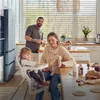 Kinderkraft DINNLY 2-in-1 kinderstoel, grijs Productafbeelding-voorbeeld 12