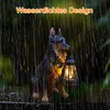 LED Solarleuchte Hund – Dekorative Hängelampe aus Harz, Produktbild-Vorschau 5