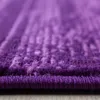 Kurzflor Teppich Wohnzimmer Lila 120x170 Rechteck Unicolor Produktbild-Vorschau 4