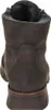The back view of a gray boot with black fur lining. Produktbild-Vorschau