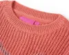 vidaXL Maglione da bambino lavorato a maglia media rosa 140 Anteprima dell’immagine prodotto 2