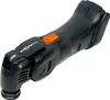 A black and orange oscillating multi-tool is shown against a white background. Produktbild-Vorschau