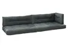 XDREAM cuscino per pallet antracite | set di 3 (sedile, Anteprima dell’immagine prodotto 2