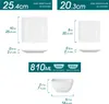 vancasso 12 pcs. set de vaisselle en porcelaine, service de Voir les images du produit 2