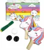 Einhorn Tischtennis Set mit Netz und Schlägern Produktbild-Vorschau 1