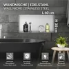 LuxeBath Wandnische aus Edelstahl, 60x30x10 cm, Silber, Produktbild-Vorschau 2