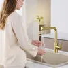 Küchenarmatur Edelstahl 304 Gold gebürstet 400mm Produktbild-Vorschau 6