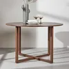 Durango eetkamertafel Ø120cm walnootdecor. Productafbeelding-voorbeeld 13