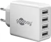goobay USB-oplaadstation met 4 aansluitingen, 30W, wit Productafbeelding-voorbeeld 9