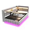 Merax Polsterbett Schlafsofa 90x200cm mit LED-Beleuchtung, Produktbild-Vorschau 10