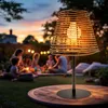 3.07 Tisch Solarlampe mit Glühbirne - ca. 33 cm - Garten Produktbild-Vorschau 1