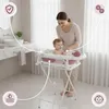 Faltbare Babywanne mit Thermometer, Altrosa Produktbild-Vorschau 2