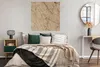 MuchoWow® Poster Marmor - Braun - Luxus 100x100 cm - Produktbild-Vorschau 4