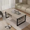 Table basse 'Laukaa' rectangulaire piètement métal 100 x 60 Voir les images du produit 2