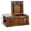 FineBuy Table basse Sheesham Coffre en bois massif avec Voir les images du produit 3