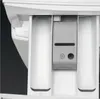 A close-up view of a washing machine's detergent drawer. Produktbild-Vorschau