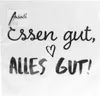 Servietten Papier 33x33cm 3-lagig mit Schriftzug Essen 20 Produktbild-Vorschau 2