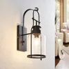 Lindby Rozalie Wandleuchte, schwarz, Metall, Laterne, 44cm Produktbild-Vorschau 3