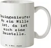 Mr. & Mrs. Panda Kaffeebecher Spruch Bauingenieur Wille - Produktbild-Vorschau 1
