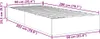 vidaXL Osmanská posteľ bez matraca biela 90x200 cm Imitácia Náhľad obrázku produktu 7