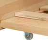 Bettschublade Kiefer weiß auf Rollen mit Lattenrost für Produktbild-Vorschau 3