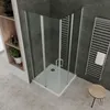 i-flair Falttür Duschkabine 90x90x180 cm aus durchsichtigem Produktbild-Vorschau 8