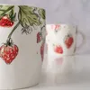 Keramikbecher mit Erdbeermuster STRAWBERRY, 450 ml Produktbild-Vorschau 13