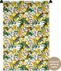 MuchoWow® Wandteppich Wandbehang Pfingstrose - Gelb - Produktbild-Vorschau 1