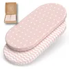 2er Set Spannbettlaken für Baby aus Baumwolle  75x35cm auch Produktbild-Vorschau 1