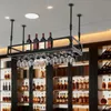 Weinregal mit Glashalter - Deckenmontiertes Hängeregal - Produktbild-Vorschau 3