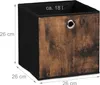 Boîtes de rangement Relaxdays, lot de 6, H x l x P : 26 x Voir les images du produit 4