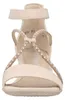Rieker Damen Sandale Sandalette Strass Metallic Blockabsatz Produktbild-Vorschau 5