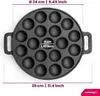 Pánev na poffertjes Cookinglife z litiny, Ø 24 cm – na 15 Náhled obrázku produktu 11