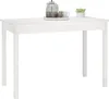 A white dining table with a teapot and cups on it. Produktbild-Vorschau
