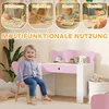 AIYAPLAY dětský psací stůl s deskou stolu a zásuvkou dětský Náhled obrázku produktu 4