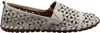 Gemini Damen Slipper Leder Mokassin floral Blumen Cutouts Produktbild-Vorschau 34