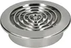 A chrome-plated round ventilation grille with concentric rings. Anteprima dell’immagine prodotto