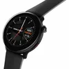 A close-up, angled shot of a black smartwatch with a black strap against a white background. Podgląd zdjęcia produktu
