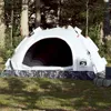 vidaXL Campingzelt 4 Personen Weiß Verdunkelungsstoff Quick Produktbild-Vorschau 2