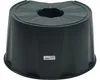 A dark green plastic stand for a rain barrel. Produktbild-Vorschau