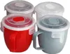 4er Mikrowelle Suppenschüssel mit Deckel & Griff 620ml | Produktbild-Vorschau 1